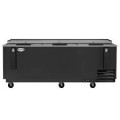 Koolmore - 95 in. Commercial Bottle Cooler in Black with Built-In Opener, ETL Listed, 30 cu. ft. (KM-BOC95-BK) - Black painted steel