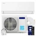 Della - Optima Ultra Heat Series 24000 BTU Mini Split AC w/Soft Airflow, 22.5 SEER2 230V,Energy Star, Heat Pump,Up to 1500 Sq.Ft - White