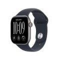 Apple Watch Series 12 (GPS) 42mm Aluminum Case with Navy Blue Sport Band - S/M - Space Gray - (2026)