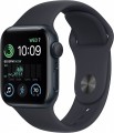 Apple Watch SE (GPS) 40mm Midnight Aluminum Case with Midnight Sport Band - S/M - Midnight