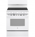 GE 30” Free-standing Electric Radiant Smooth Cooktop Range - White
