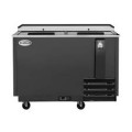 Koolmore - 50 in. Commercial Bottle Cooler in Black with Built-In Opener, ETL Listed, 14 cu. ft. (KM-BOC50-BK) - Black painted steel