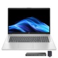 HP - Upgraded - 17.3'' Full HD laptop-Intel Core i7 1355U,32GB, 1TB SSD ,Numeric Pad, Windows 11 Pro - Silver