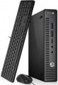 HP - Refurbished Excellent - Mini Office Computer PC 800 G2 Desktop Computer | Intel i3-6100T | 8GB RAM | 256GB SSD | Wireless K & M | Wi-Fi | Win11 - Black