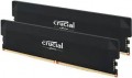 Crucial - Pro OC Gaming 32GB (2x16GB) DDR5 6400MHz C38 UDIMM Intel XMP 3.0 & AMD EXPO Desktop Memory - Black