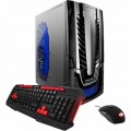 iBUYPOWER - Desktop - AMD Ryzen 5 1400 - 8GB Memory - NVIDIA GeForce GTX 1050 - 120GB Solid State Drive + 1TB Hard Drive - Black/Blue