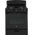GE  4.8 Cu. Ft. Freestanding Gas Range - Black