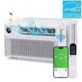 Winado - 10,000 BTU Inverter Window Air Conditioner with Remote & APP Control, Wi-Fi Enabled, Ultra Quiet, Energy Saving - White
