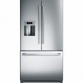 Bosch - 800 Series 25.5 Cu. Ft. French Door Refrigerator - Stainless steel