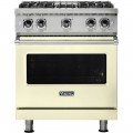 Viking - Professional 5 Series 4.0 Cu. Ft. Freestanding Gas Convection Range Vanilla Cream