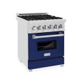 ZLINE - Dual Fuel Range with Gas Stove and Electric Oven in Fingerprint Resistant Stainless Steel - Stainless Steel Look