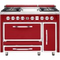 Viking - Tuscany 6.2 Cu. Ft. Freestanding Double Oven Dual Fuel True Convection Range   San Marzano Red