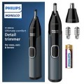 Philips Norelco - Nose Trimmer 3000, for Nose, Ears Eyebrows, NT3600/62 - Black