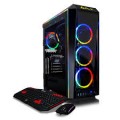 CLX - SET Gaming Desktop - Intel Core i9 10850K - 32GB Memory - GeForce RTX 3070 Ti - 500GB NVMe M.2 SSD + 4TB HDD - Black