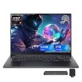 Acer - Swift Go 16 AI Laptop 16.0 WUXGA Display (Ryzen AI 7 445, 16GB, 1TB SSD, Win 11 Home) w/Dockztorm Wireless Mouse - Obsidian Black