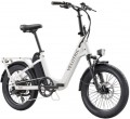 Velotric - Fold 1 Step-Through Fat Tire Foldable Commuter Ebike with 55 miles Max Range and 28 MPH Max Speed UL Certified - Pearl White