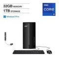 Acer -  Veriton GN100 Desktop - ARM Cortex X925 - 128GB Memory - 4TB SSD - Black