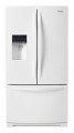 Whirlpool - 24.7 Cu. Ft. French Door Refrigerator with Thru-the-Door Ice and Water - White