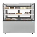 Koolmore  - 47 in. Dry Bakery Display Case with Front Curved Glass Protection, 14 cu ft. BDC-13C - Black