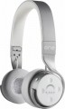 Muzik® - Studio Wireless Over-the-Ear Headphones - White/Silver
