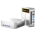 Geekom - XT1 Mega Mini PC, 14th Intel Ultra U9-185H (Max 5.1GHz), 32GB DDR5 RAM& 1TB M.2 NVMe SSD, Windows 11 Pro Pre-installed - Silver