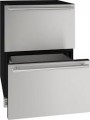 5.2 cu ft U-Line 1 Class 24” Refrigerator Drawers - Custom Panel Ready