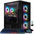 STGAubron - Gaming Desktop PC,  Intel Core i5-9400F up to 4.1GHz, 16G RAM, 1T SSD, Radeon RX 580 16G GDDR5, W11H64 - 0