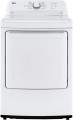 LG 7.3 Cu. Ft. Smart Gas Dryer with Sensor Dry - White