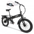 SWFT - V.X E-Bike w/ 37mi Max Operating Range & 20 mph Max Speed - Black