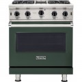 Viking - Professional 5 Series 4.0 Cu. Ft. Freestanding Gas Convection Range - Blackforest Green