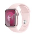 Apple GS Cert Refurb Watch Series 9 (GPS) 41mm Pink Aluminum Case with Light Pink Sport Band with Blood Oxygen - S/M - Pink - (2023)