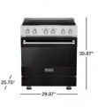 Viking - 3-Series Electric Self-Clean Range - Onyx