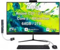Acer - Upgraded - All-in-One Desktop,27 IPS FHD Display (Intel Core 5 120U, 64GB, 2TB SSD, Integrated Graphics, Win 11 Pro) w/USB Hub