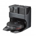 Roborock - S7MaxV Ultra Wi-Fi Connected Robot Vacuum and Sonic Mop with Empty Wash Fill Dock - black