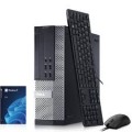 Dell - Refurbished Excellent - OptiPlex USFF Business Desktop PC | Intel Core i5-4th | 8GB DDR3 RAM | 512GB SSD | WiFi | Win11 Pro | KB & M Pro - Black