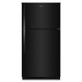 Whirlpool - 21.3 Cu. Ft. Top-Freezer Refrigerator with Total Coverage Cooling - Black