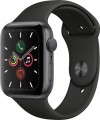 Refurbished Apple Watch Series 5 (GPS) 44mm Aluminum Case with Black Sport Band - Space Gray Aluminum