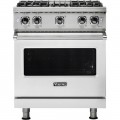 Viking - Professional 5 Series 4.0 Cu. Ft. Freestanding LP Gas Convection Range  Stainless Steel