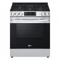 LG - 5.3 Cu. Ft. Smart Slide-In Gas Range with EasyClean and SuperBoil Burner - Stainless Steel