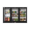 Koolmore - 53 in. Three-Door Back Bar Refrigerator - 11 Cu Ft. BC-3DSW-BK - Black